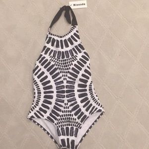 One piece bathing suit never worn. Tags on it